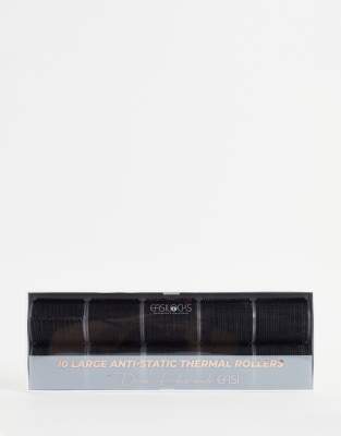 Easilocks - 10er-Pack anti-statische, große Thermo-Haarwickler-Keine Farbe
