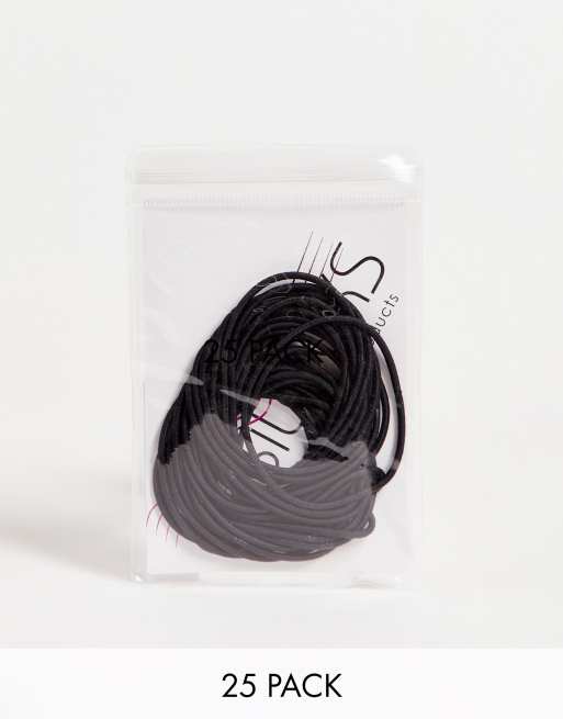 Easilocks 25 Pack Hair Tie Bobbins in Black
