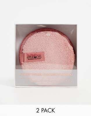 Easilocks - 2er-Pack flauschige Reinigungspads aus Frottee-Keine Farbe