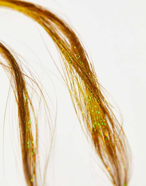 Easilocks - ASOS Exclusive - Hair Tinsels - Goudkleurige haarslierten, 4 van 4