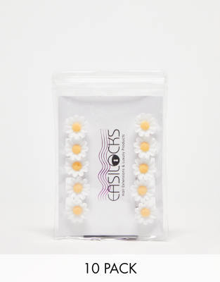 Easilocks ASOS Exclusive Mini Daisy Clips - 10 Pack