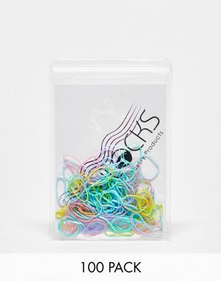 Easilocks ASOS Exclusive Multi Colour Elastics 100 Pack - Pastel