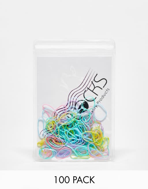 Easilocks ASOS Exclusive Multi Colour Elastics 100 Pack - Pastel