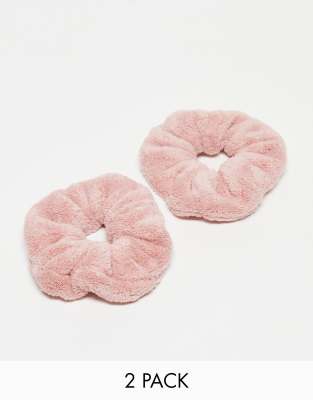 Easilocks - Fluffy - 2er-Set Scrunchies aus Frottee-Keine Farbe