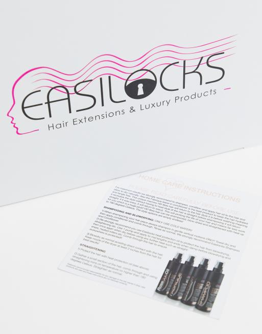 Easilocks – Masterpiece – Doczepiane włosy z włókna HD na klipsach, 12 elementów, 3 z 4