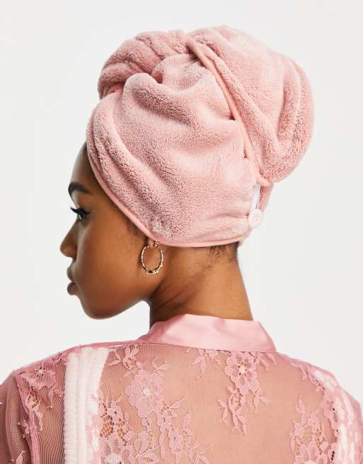 Easilocks – Puszysty ręcznikowy turban na włosy z tkaniny frotté