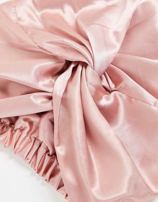 Beaupretty Satin Schlafhaube Lang – Doppelschicht Motorhaube Mit Breitem Band Für Zopf- & Langhaarschutz | Bequem Für Damen, Nachtschlaf & Salon
