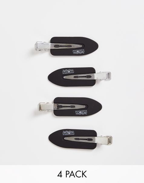 Easilocks Smooth Styling Clips 4 Pack - Black - view 1