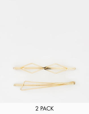 Easilocks Easilocks Stay Golden Fashion Hair Pins x2-No colour