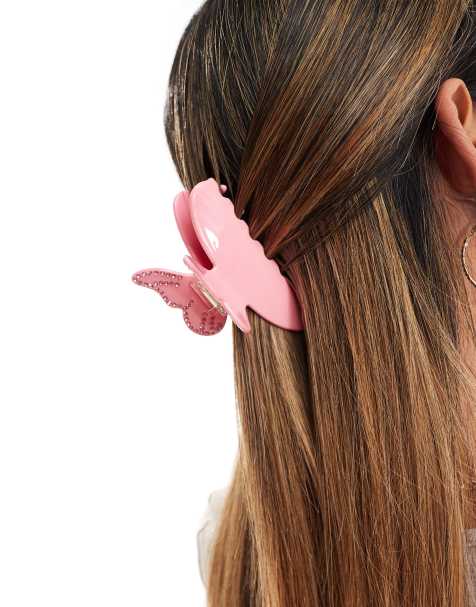 Easilocks X ASOS Exclusive Butter fly Claw Clip - Pink - view 1