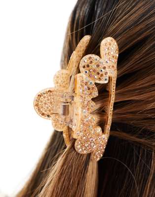 Easilocks X Asos Exclusive Circle Hair Claw In White