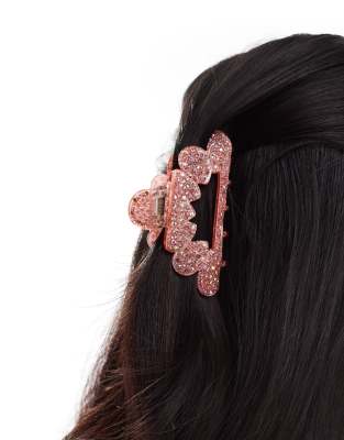 Easilocks x ASOS Exclusive Circle Hair Claw Pink