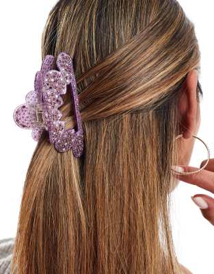 Easilocks x ASOS Exclusive Circle Hair Claw Purple