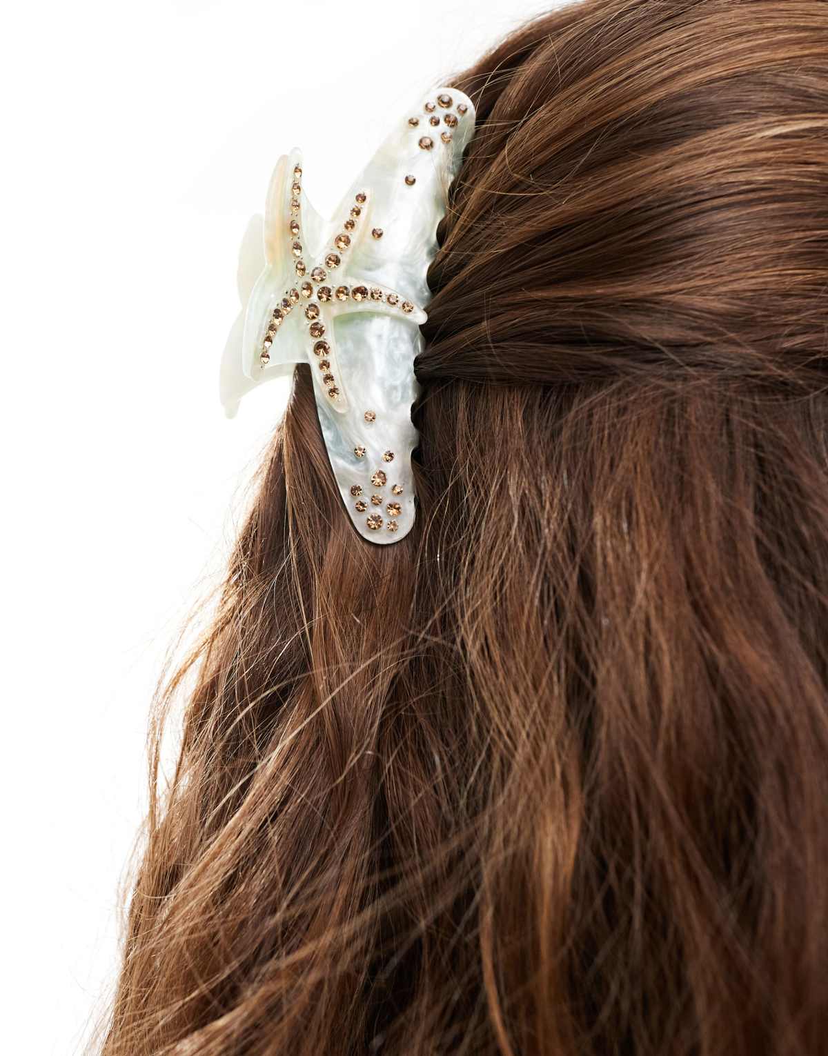 Easilocks x ASOS Exclusive Cream Star Jewel Clip