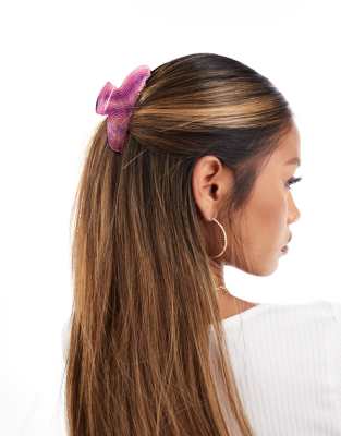 Easilocks x ASOS Exclusive Swirled Claw Clip Pink