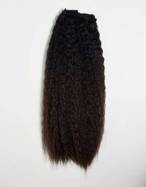 Easilocks X Kaz - Clip-in med naturlig tekstur på 20 " - Kun hos ASOS - view 1