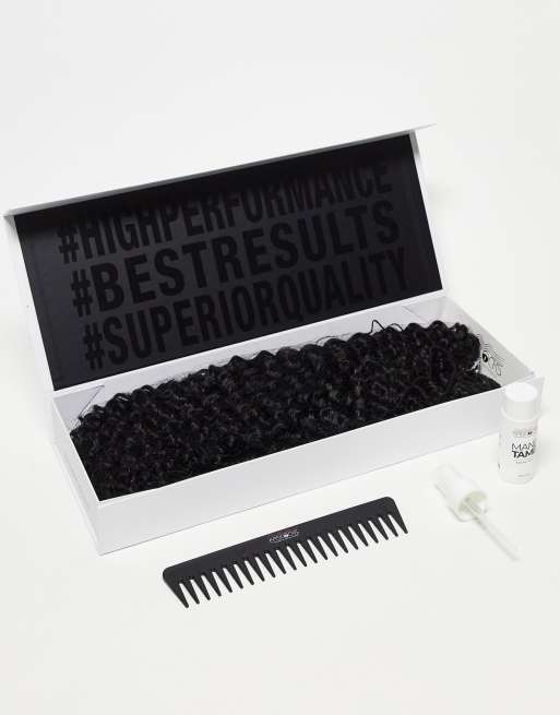 Easilocks x Kaz – Exclusive – Kinky Curly – Clip in-hårförlängning på 15 tum , 4 av 4