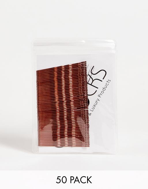 Easilocks – Zestaw 50 brązowych wsuwek do włosów