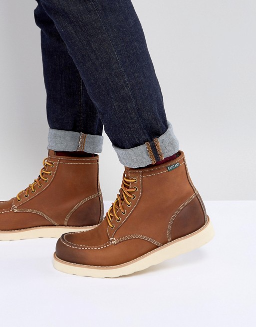 Eastland Lumber Up Leather Boots In Tan | ASOS