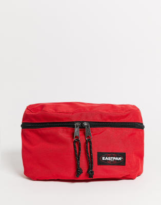 red eastpak bum bag