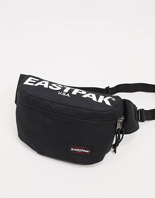 Eastpak - Bane - Marsupio grande nero con logo oversize