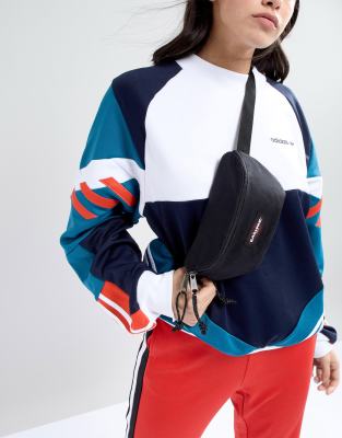 eastpak black bum bag