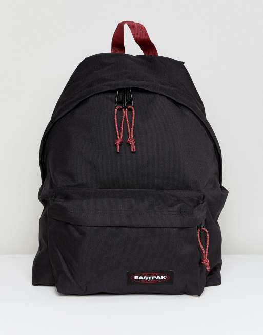 Eastpak Black with Red Contrast Padded Pak r Backpack