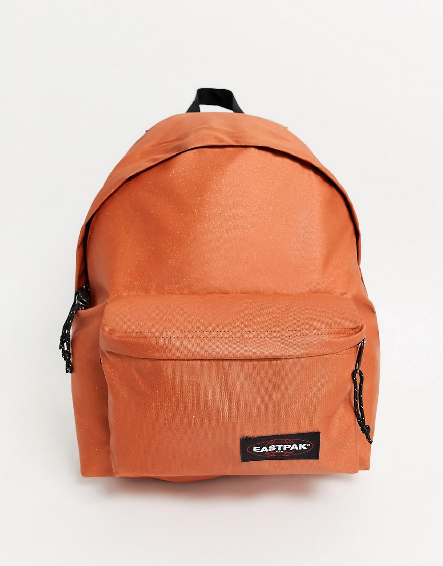 Eastpak – Kopparfärgad ryggsäck i metallic
