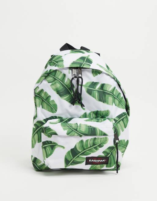 Eastpak orbit backpack in natual leaves print