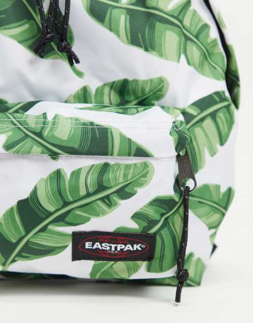 Eastpak orbit backpack in natual leaves print