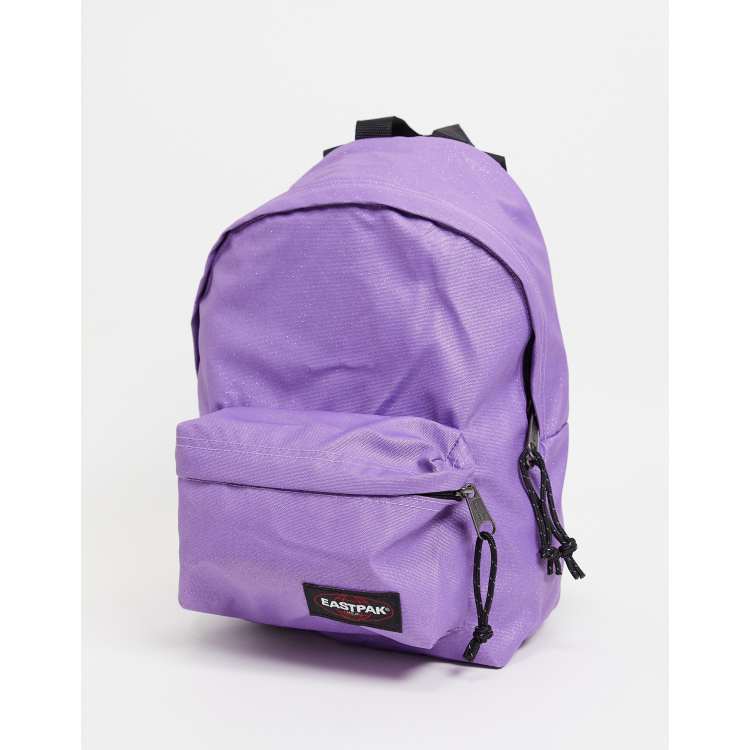 Eastpak violet clearance avec des fleurs