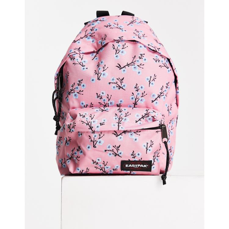 Eastpak noir avec online des fleurs