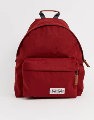 red eastpak backpack