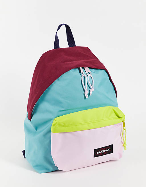 Eastpak padded pak'r backpack in colour block