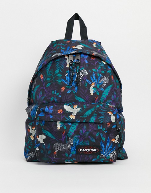 Eastpak padded pak'r backpack in tropical print