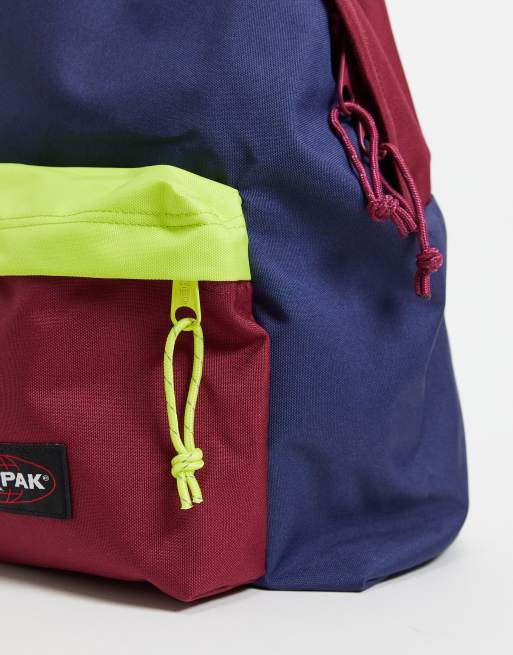 Eastpak Padded Pak r colorblock backpack in multi ASOS