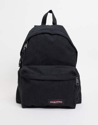 Eastpak Padded Pak'r cord backpack in black