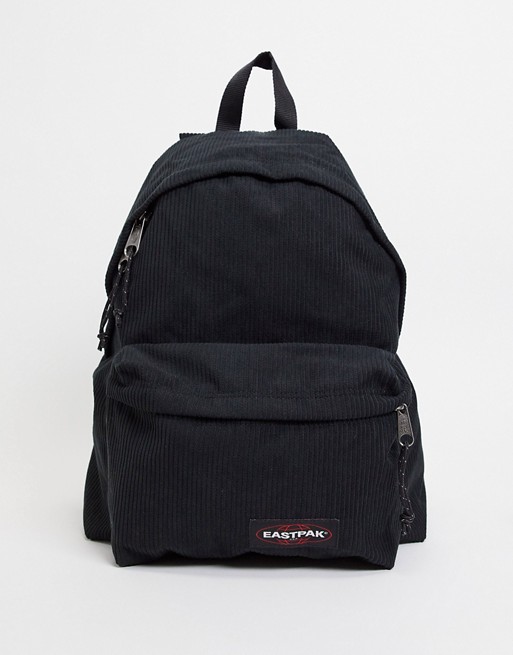 Eastpak Padded Pak'r cord backpack in black