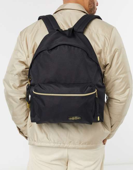 Eastpak padded pak r with gold detail