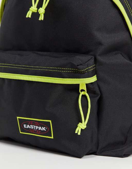 Eastpak Pak R Sac dos rembourr avec fermeture clair contrastante Noir