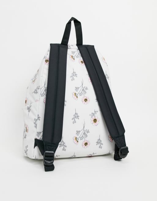 Zaino eastpak bianco hot sale con fiori