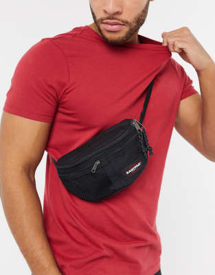 Eastpak sawer bumbag with mesh detail-Black