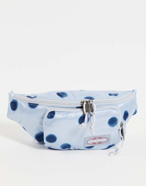 Eastpak spotted bumbag in light blue
