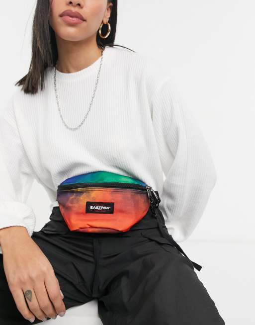 Eastpak springer bum bag in rainbow