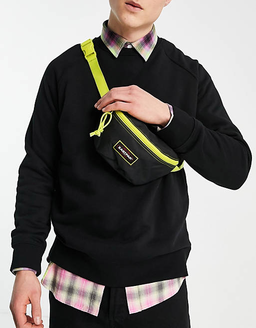 Eastpak Springer bum bag with contrast zip in black