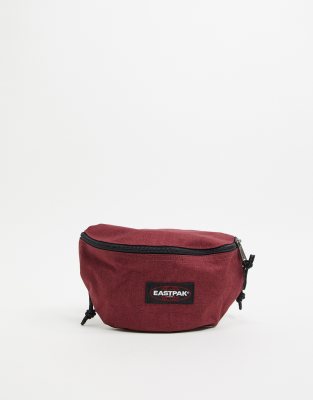 red eastpak bum bag