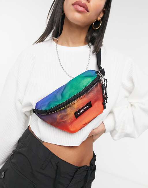 Eastpak springer fanny pack in rainbow