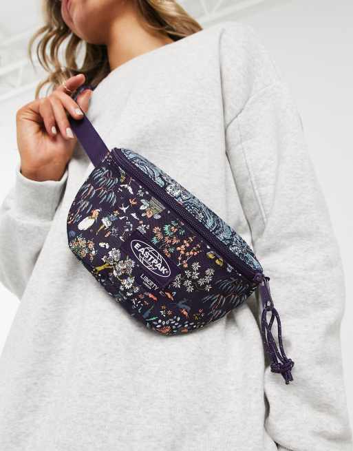 Eastpak x Liberty springer bum bag in dark print