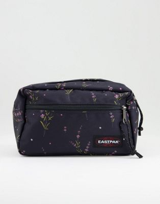 Eastpak yap single carry case in black flower print