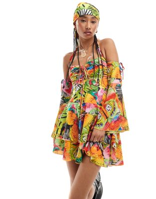 Sleeveless Tiger Face Dress main image 0